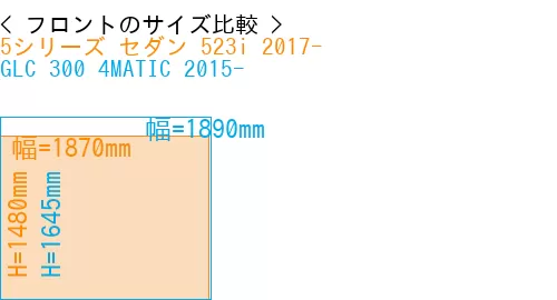 #5シリーズ セダン 523i 2017- + GLC 300 4MATIC 2015-